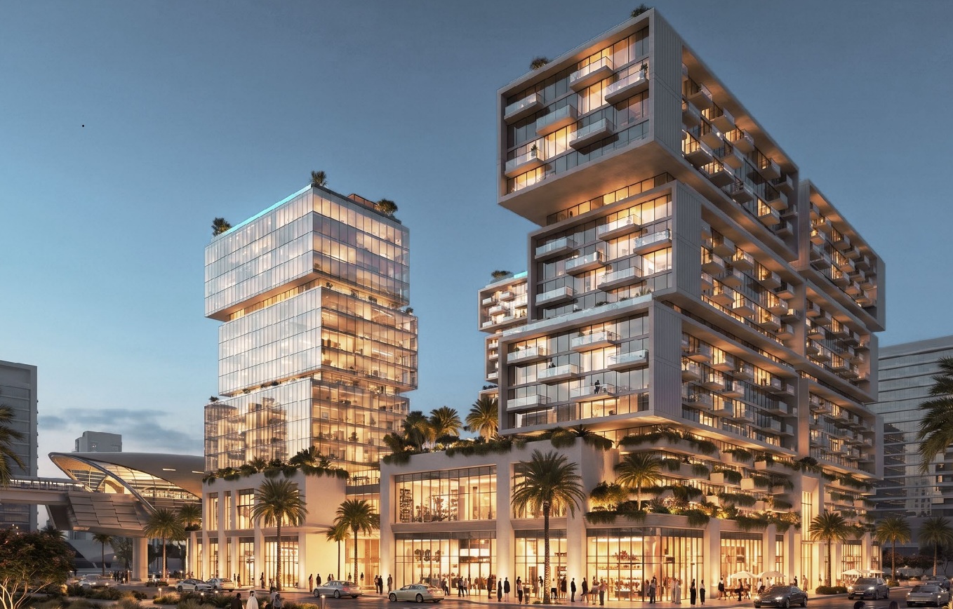 خريطة موقع Raw District في وسط جبل علي